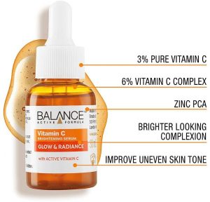 سرم روشن کننده بالانس مدل Vitamin C حجم 30 میلی لیتر
