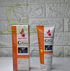 کرم ضد آفتاب رنگی برند نیو رز spf 60 حجم 130میل ماندگاری 24 ساعته