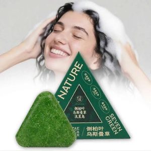 صابون سبز مثلثی ضد ریزش و تقویت کننده ریشه مو NATURE