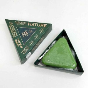 صابون سبز مثلثی ضد ریزش و تقویت کننده ریشه مو NATURE